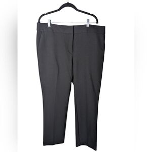 Loft Marisa Cropped Pants Black sz 14 NWT